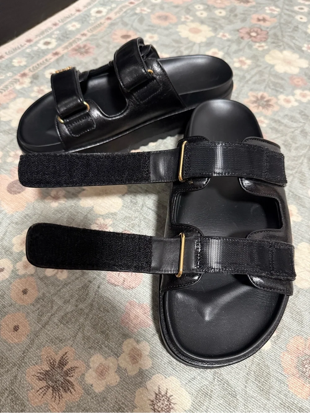 Tory Burch Kira Sport Slide IN BLACK LEATHER